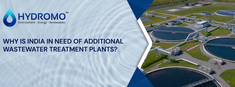Why is India in need of additional wastewater treatment plants?