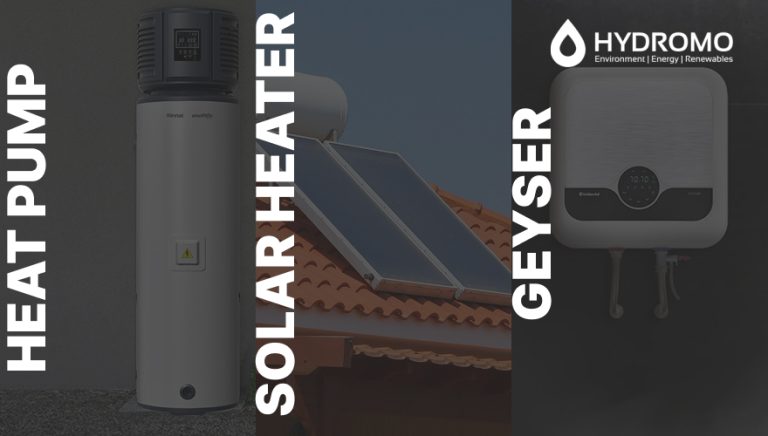 Differences Between a Heat Pump, Solar Water Heater and Traditional Geyser
