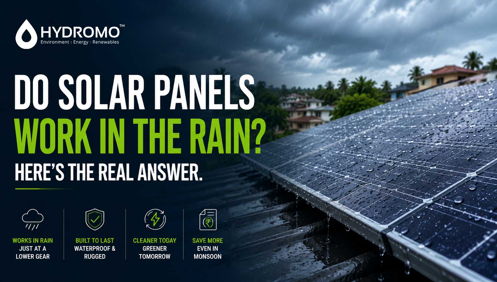 Do Solar Panels Work in the Rain?