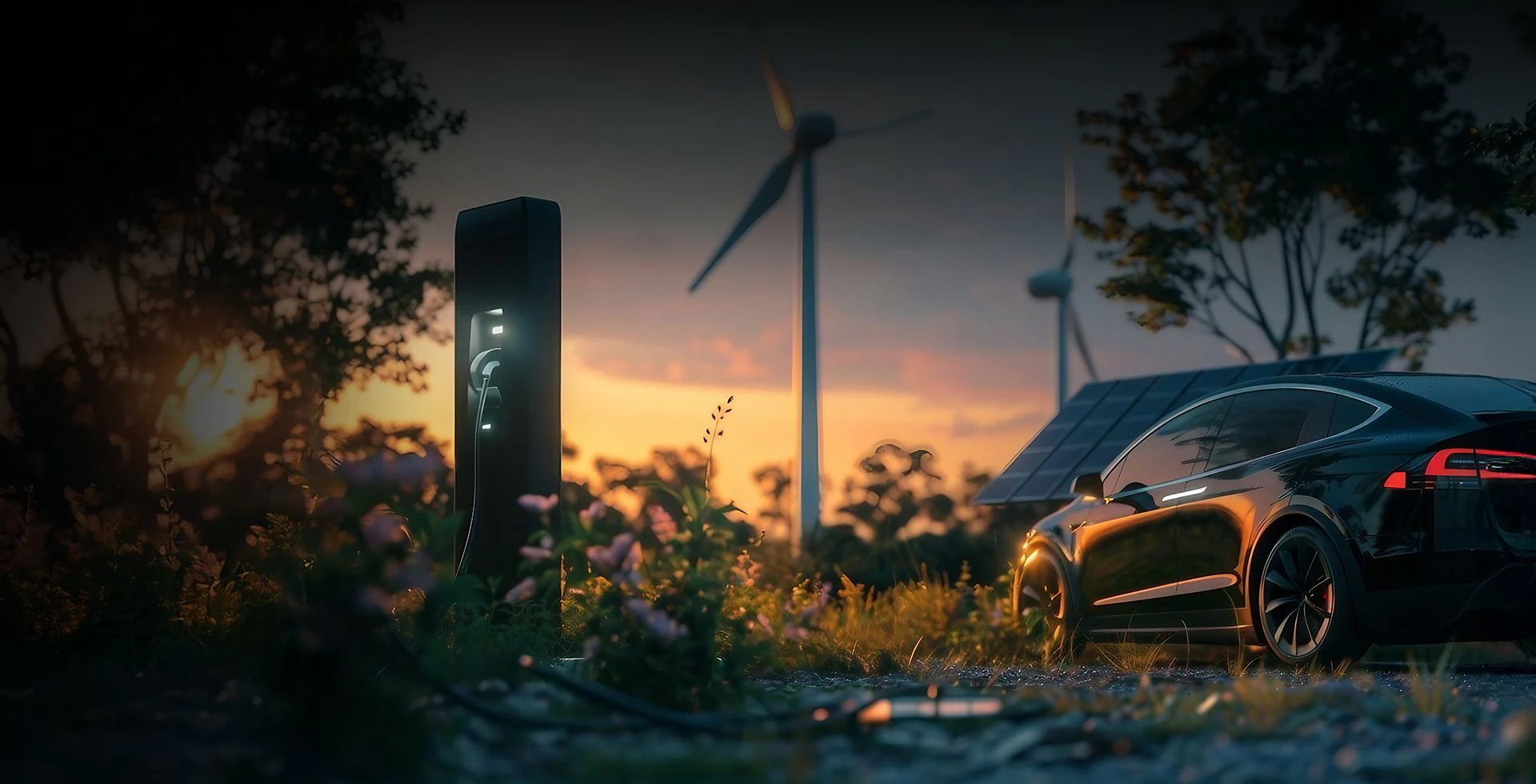 Renewable energy and electric vehicle charging
