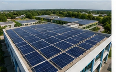 Hydromo school solar project installation
