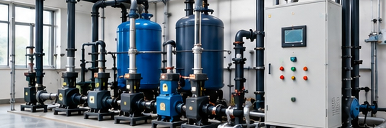 Overview of STP components installed at a hospital facility