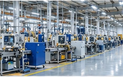 Manufacturing facility rooftop suited for solar