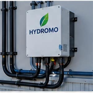 String inverter and cabling installation for an industrial solar system