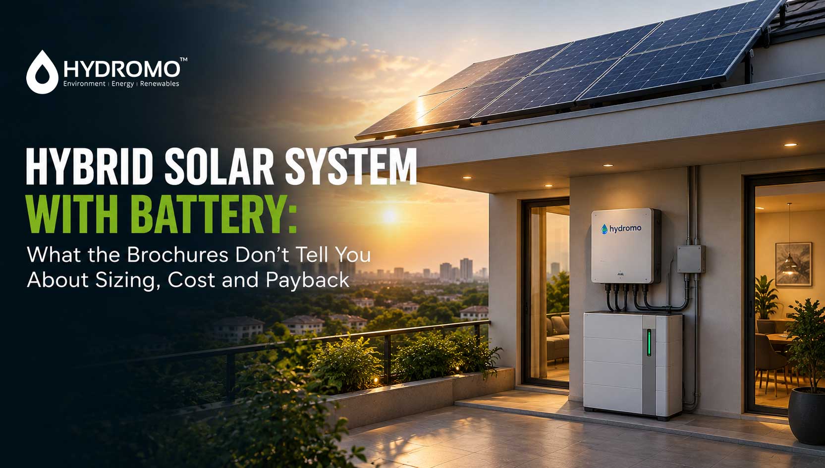 Hybrid Solar System With Battery