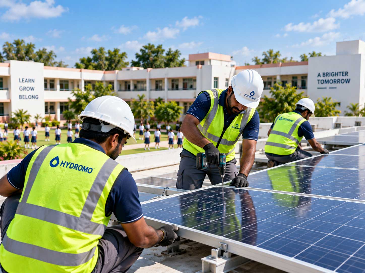 Site assessment for an industrial solar installation