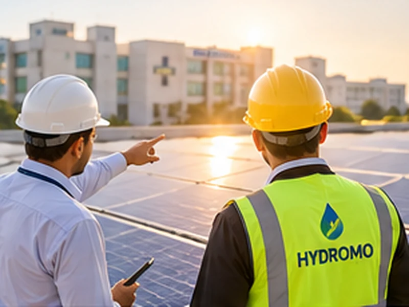 Hospital energy consumption and solar generation