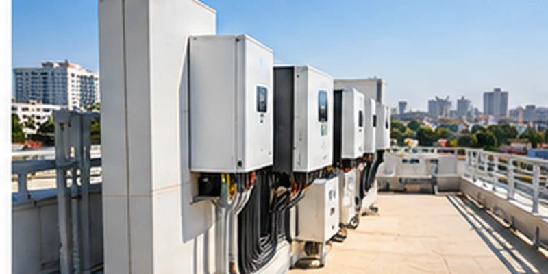 Solar inverter for a hospital electrical system