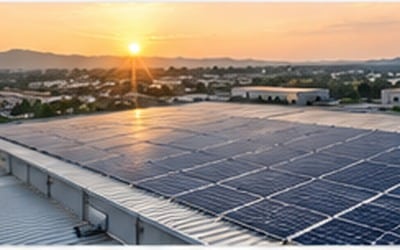 Hydromo industrial rooftop solar project