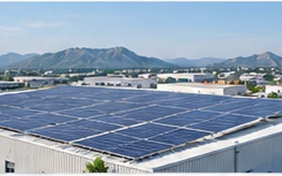 Hydromo industrial rooftop solar project